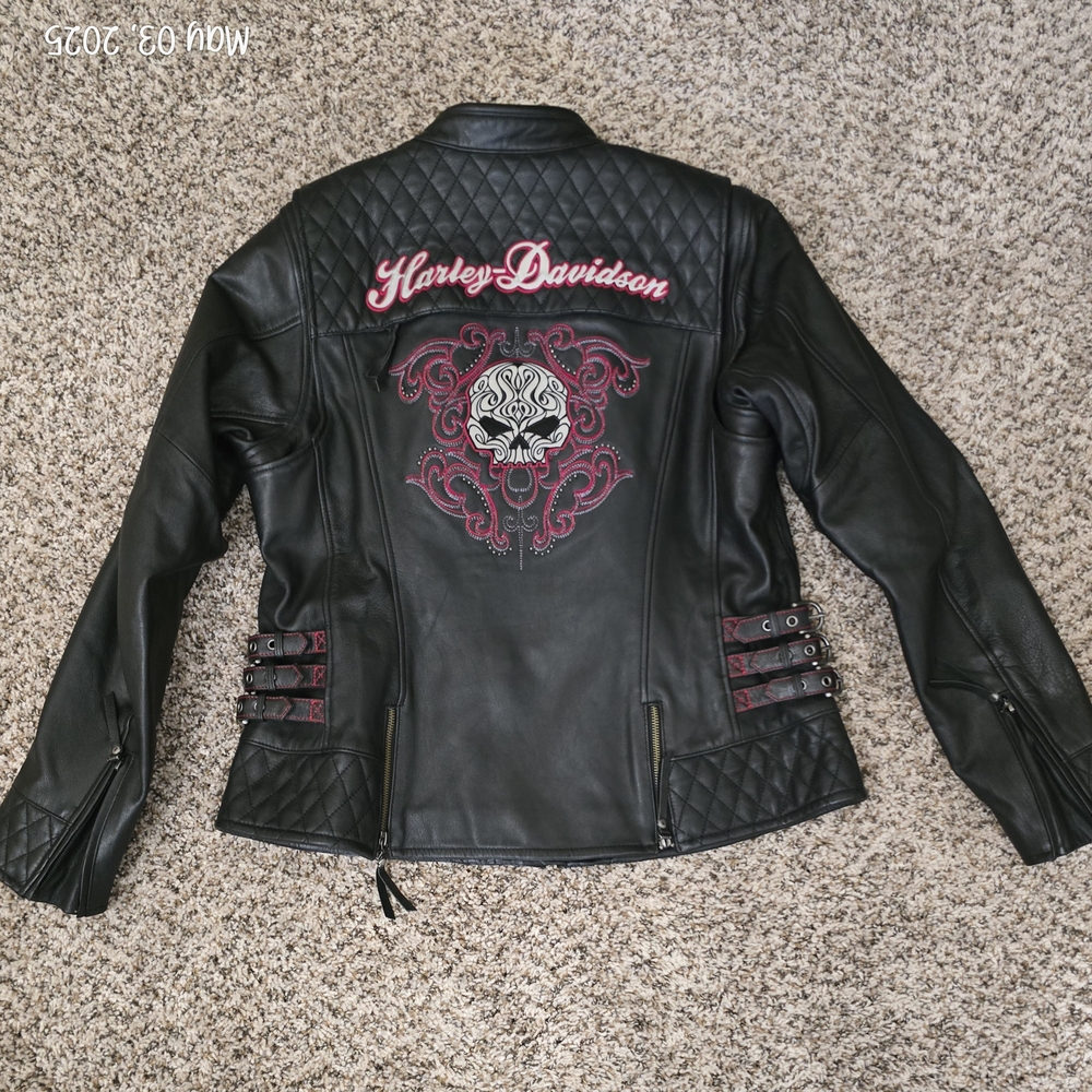 Harley-Davidson Women's Black Leather Jacket XL